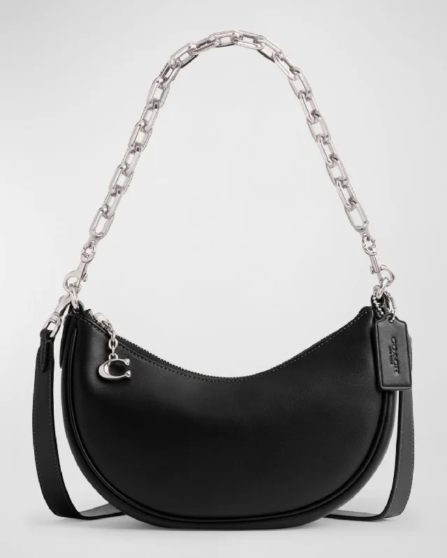 Coach tote bags with a spacious interior and multiple compartments for organizationCrescent Glovetanned Leather Shoulder Bag