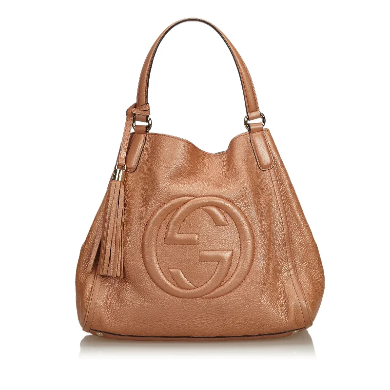 Gucci backpacks for women with a hidden back pocketSoho Calf Leather Tassel Bag