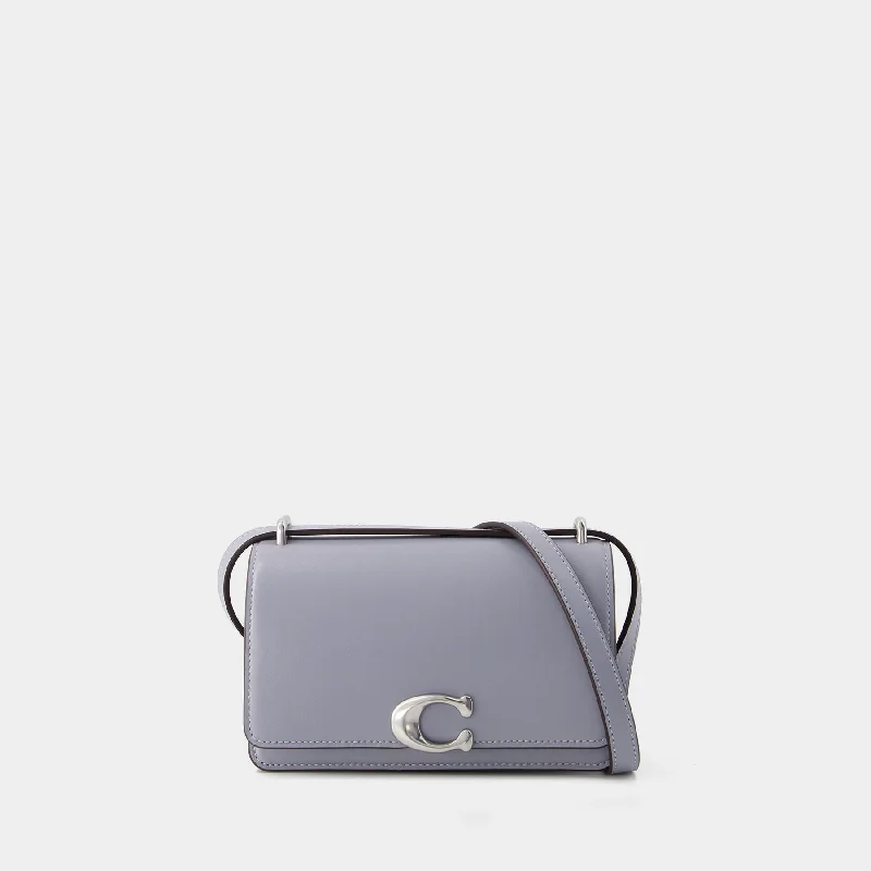 Coach bags with a zip - top closure and a front - pocket for quick accessBandit Crossbody  - Coach - Leather - Grey Blue