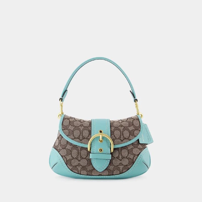 Small - sized Coach crossbody bags in smooth pebble leather for a compact carrySoho Hobo Bag - Coach - Leather - Blue