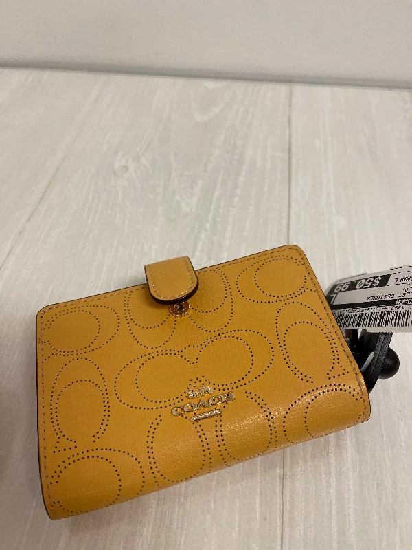 Coach Rogue bags featuring the signature C - hardware for a branded lookWallet Designer By Coach, Size: Small