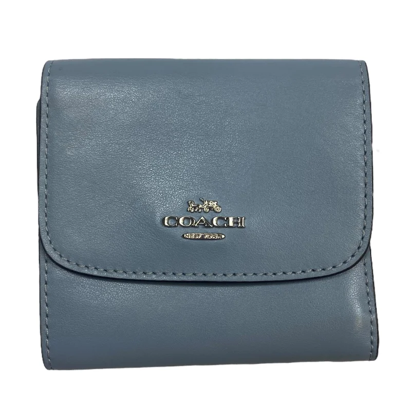 Ladies Coach shoulder bags with a magnetic - closure flap for easy accessWallet Designer By Coach, Size: Small