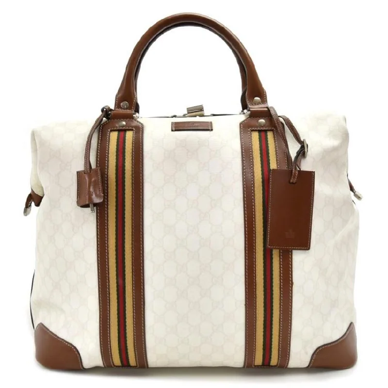 Gucci tote bags for women with a water - resistant coatingSupreme Monogram Canvas Web Vintage Bag