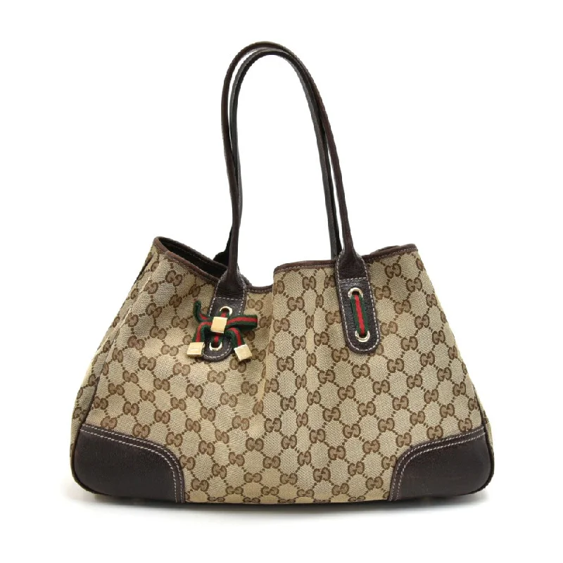 Gucci handbags for women with a patent - leather finishPrincy Monogram Canvas Medium Bag