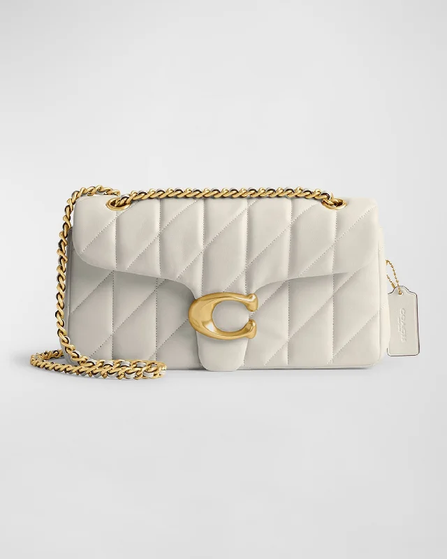 Coach Borough bags with a structured silhouette and a magnetic - snap closureTabby Quilted Leather Shoulder Bag