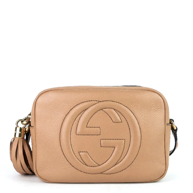 Ladies Gucci Dionysus bags with a chain - link shoulder strapSoho Disco Crossbody Calf Leather Bag