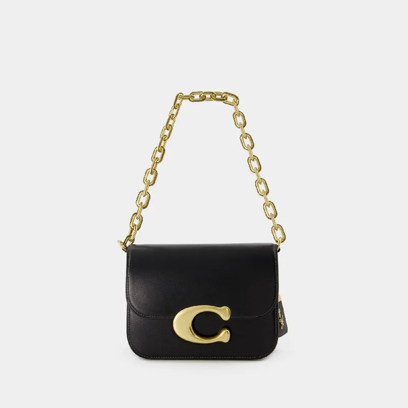 Coach bags with a back - zip pocket for storing valuables securelyIdol Crossbody - Coach - Leather - Black