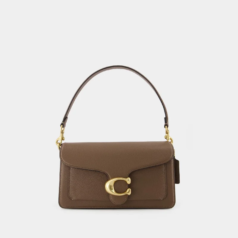 Coach Borough bags with a removable interior organizerTabby 26 Shoulder Bag - Coach - Leather - Dark Stone