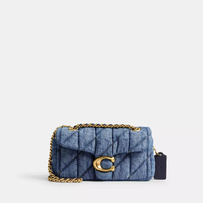 Coach crossbody bags with a printed floral pattern for a feminine touchTabby 20 Shoulder Bag - Coach - Denim - Blue