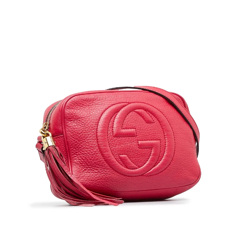 Gucci backpacks for women with a multi - pocket designGucci Soho Disco Crossbody Bag Red