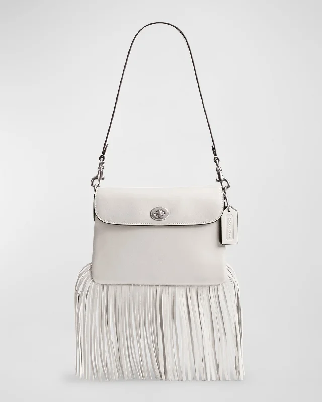 Coach backpacks with a sleek, modern design for a stylish look1964 Fringe Glovetanned Leather Shoulder Bag