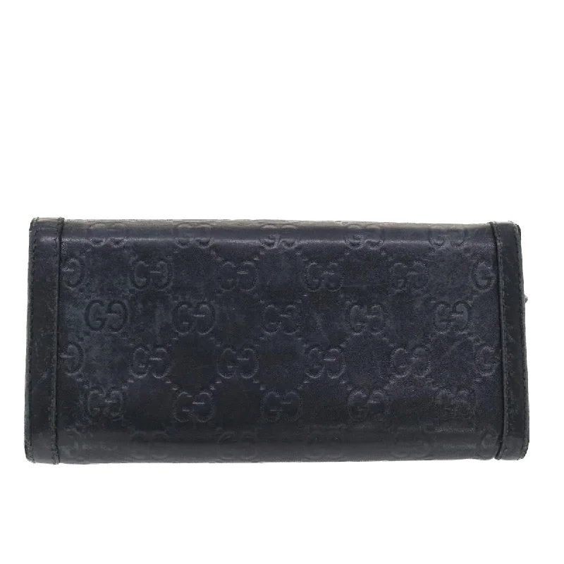 Ladies Gucci Dionysus bags with a star - shaped charmGUCCI GG Canvas ssima Long Wallet Black  49845