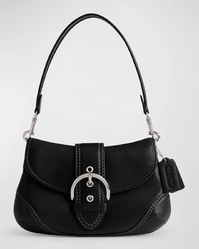 Small - sized Coach crossbody bags in smooth pebble leather for a compact carrySoho Regenerative Leather Shoulder Bag