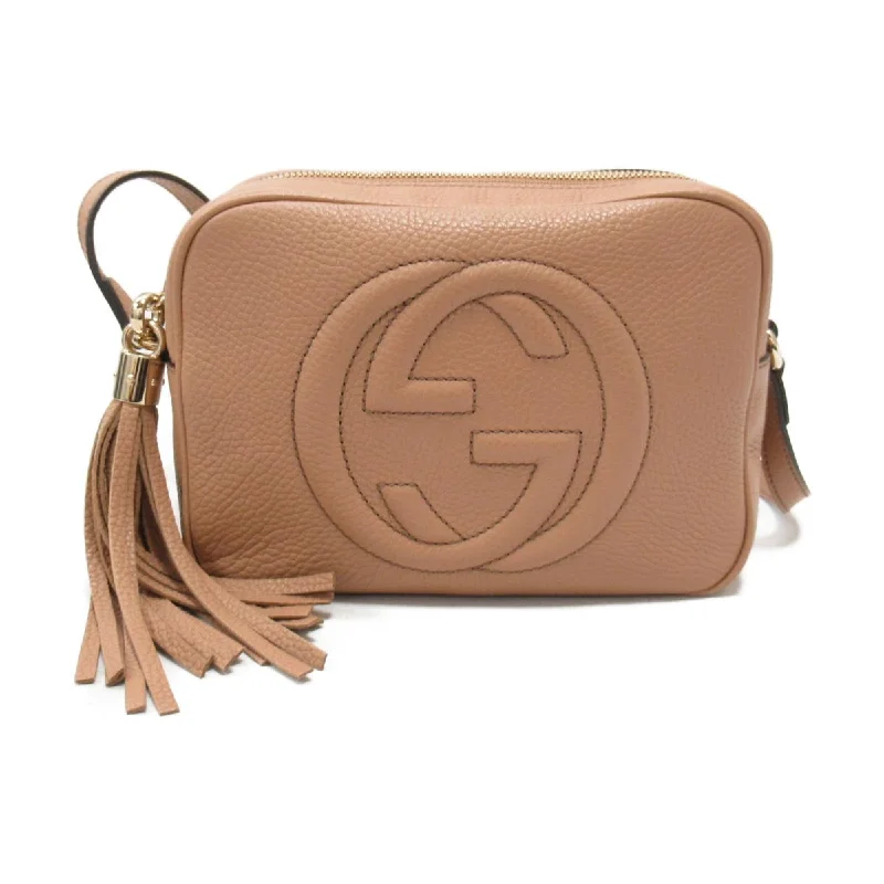 Women Gucci crossbody bags in a bold red colorSoho Disco Calf Leather Crossbody Bag