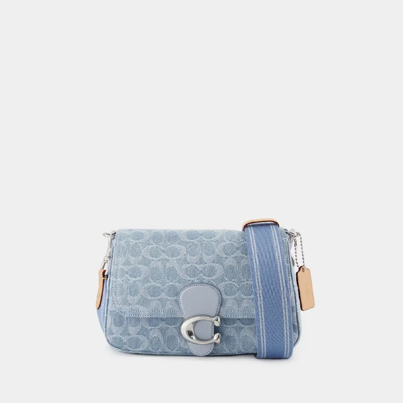 Coach bags with a zip - top closure and a front - pocket for quick accessSoft Tabby Crossbody bag - Coach - Canvas - Blue