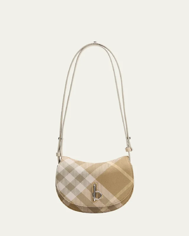 Sporty Burberry Bags for Athletic ActivitiesRocking Horse Check Saddle Crossbody Bag