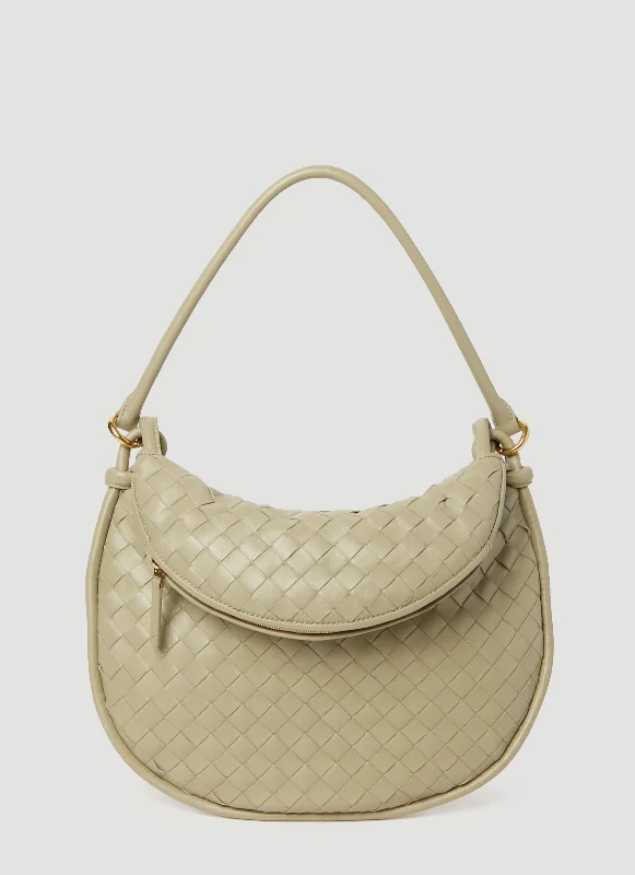 Bottega Veneta bags with leather - embossed bordersBottega Veneta Women Gemelli Medium Shoulder Bag