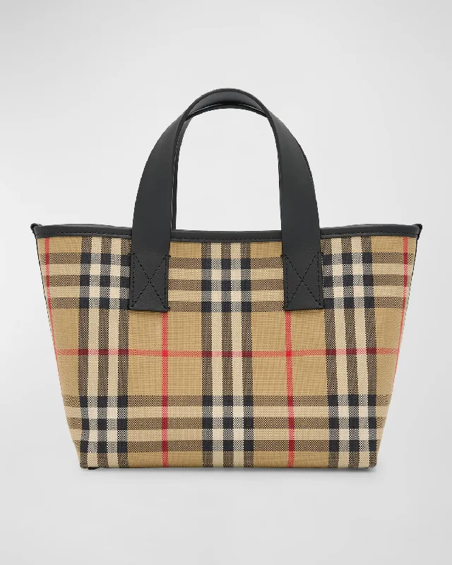 Color - Blocked Burberry Bags for a Bold StatementKid's Check Tote Bag