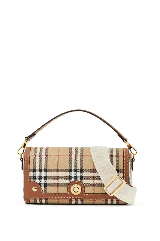 Trendy Burberry Hobo Bags for Casual Wear"shoulder Bag With Check Pattern Notes