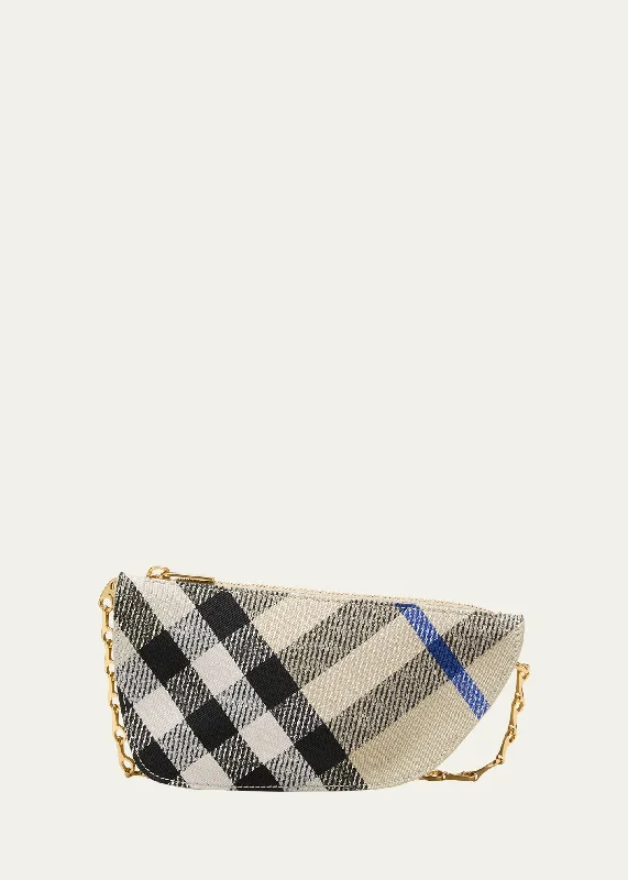 Sustainable Burberry Bags Made from Recycled MaterialsShield Micro Check Crossbody Bag