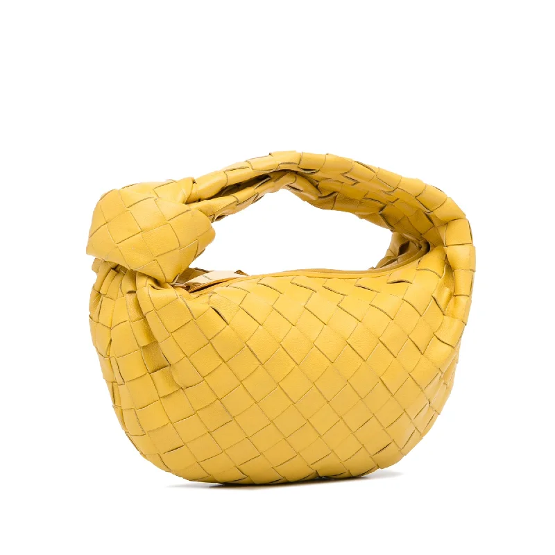 Bottega Veneta bags for hiking tripsBottega Veneta Jodie Mini Yellow Intrecciato