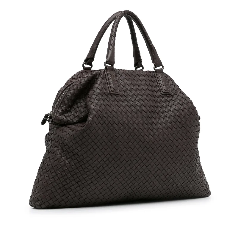 Bottega Veneta bags with studded accentsBrown Bottega Veneta Maxi Intrecciato Convertible Tote Satchel