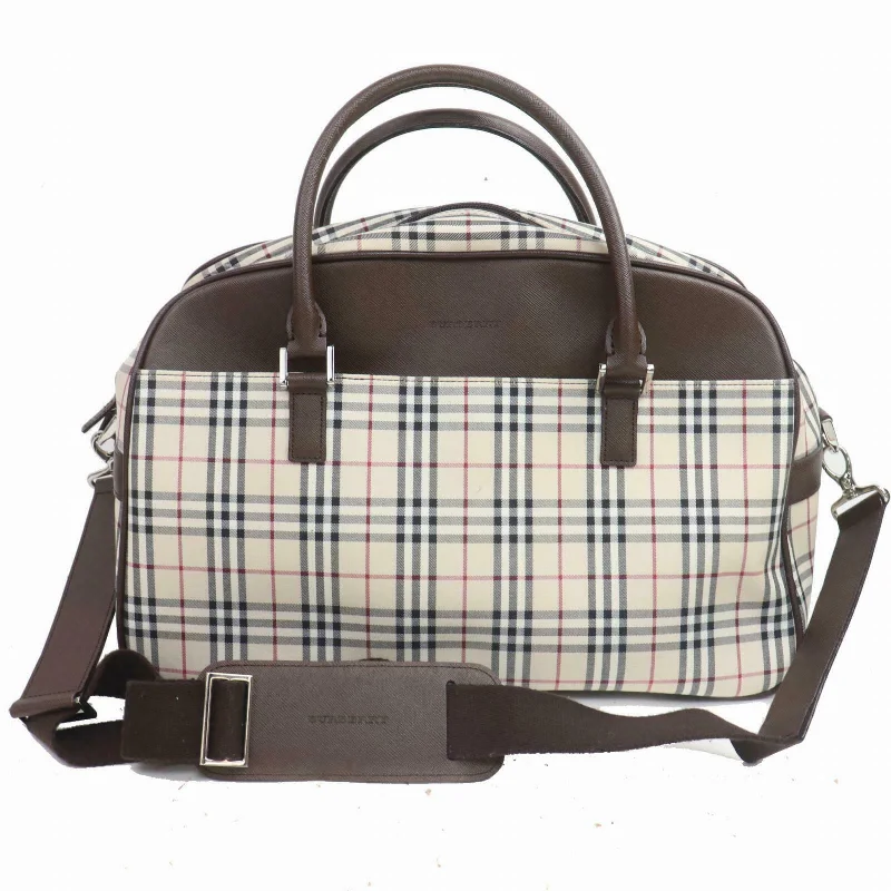 Easy - to - Clean Burberry Bags for Busy LifestylesBrand Inspired Burberry Hand Bag Light Brown Nylon (SHC7-10103)