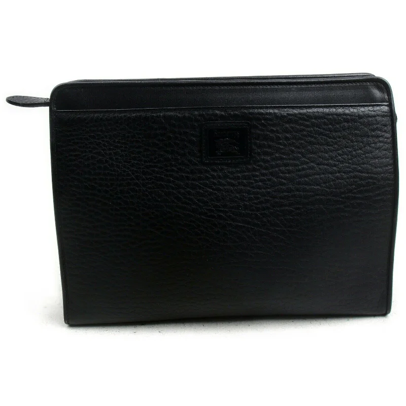 Stylish Burberry Tote Bags for Office UseBrand Inspired Burberry Clutch Black Leather (SHC7-10762)