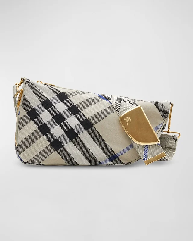 Burberry Bags with Signature Check Pattern in New ShadesShield Check Crossbody Bag