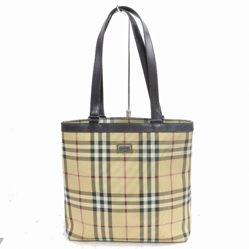 Sustainable Burberry Bags Made from Recycled MaterialsBrand Inspired Burberry Tote Bag Beige PVC (SHC1-14305)