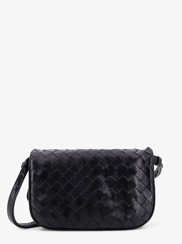 Bottega Veneta bags with quilted designsBottega Veneta Women Bottega Veneta Black Shoulder Bags