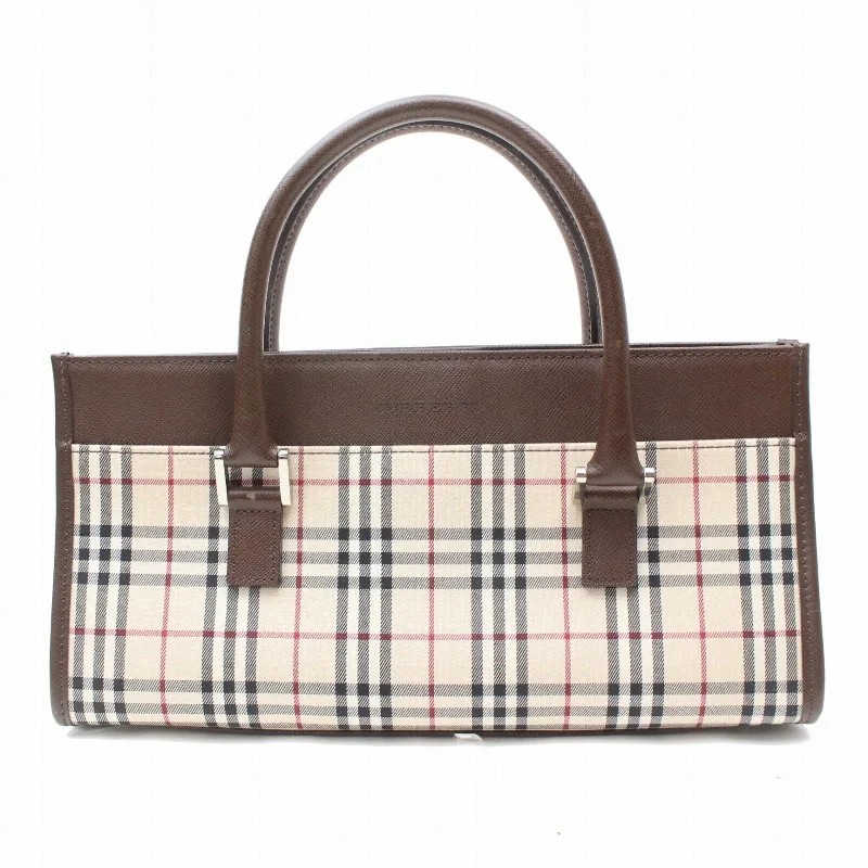 High - Capacity Burberry Duffle Bags for Long TripsBrand Inspired Burberry Hand Bag Brown Fabric (SHC1-15633)