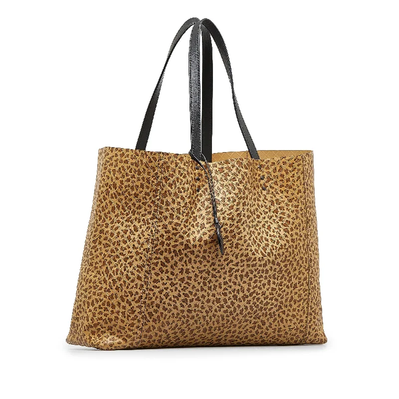 Bottega Veneta large capacity shoulder bagsBrown Bottega Veneta Intrecciomirage Butterfly Tote Bag