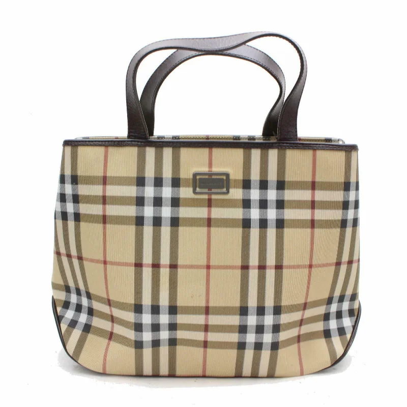 Burberry Bags with Antique - Style HardwareBrand Inspired Burberry Hand Bag Beige PVC (SHC1-15053)