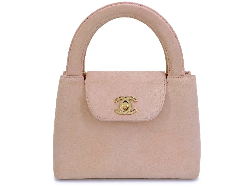 Chanel Colorful Handbag for Spring OutfitsChanel 1998 Vintage Pale Pink Mini Kelly Evening Bag 5FS