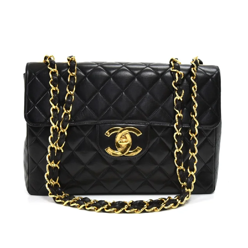 Chanel Luxury Handbag for High - End EventsLambskin Leather Jumbo Flap Bag