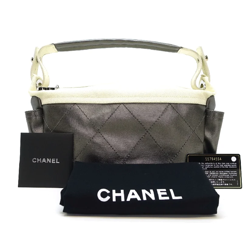 Chanel Lightweight Handbag for Daily ErrandsBiarritz Coated Quilted Canvas Tote Bag