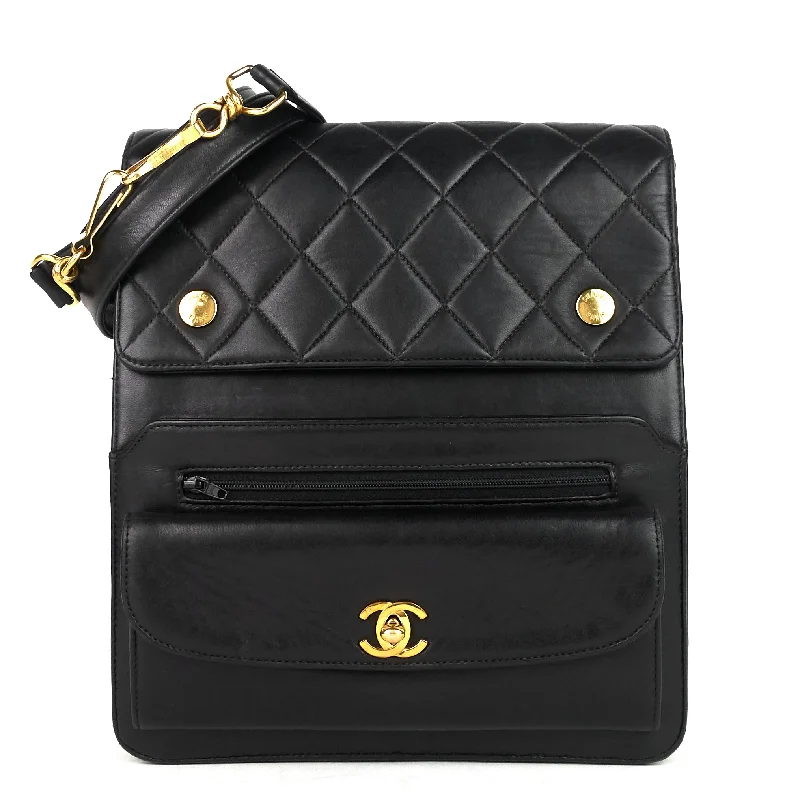 Chanel Small Crossbody Bag for TravelLambskin Leather Messenger Bag