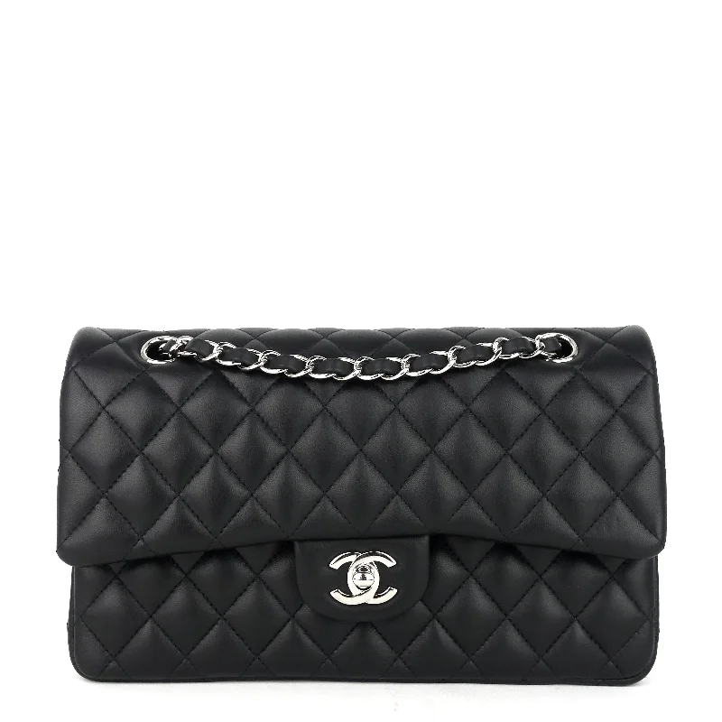 Chanel All - Match Handbag for Versatile StylingDouble Flap Quilted Lambskin Leather Bag