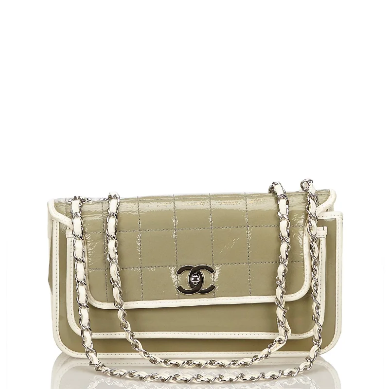 Chanel Colorful Handbag for Spring OutfitsPatent Leather Flap Bag