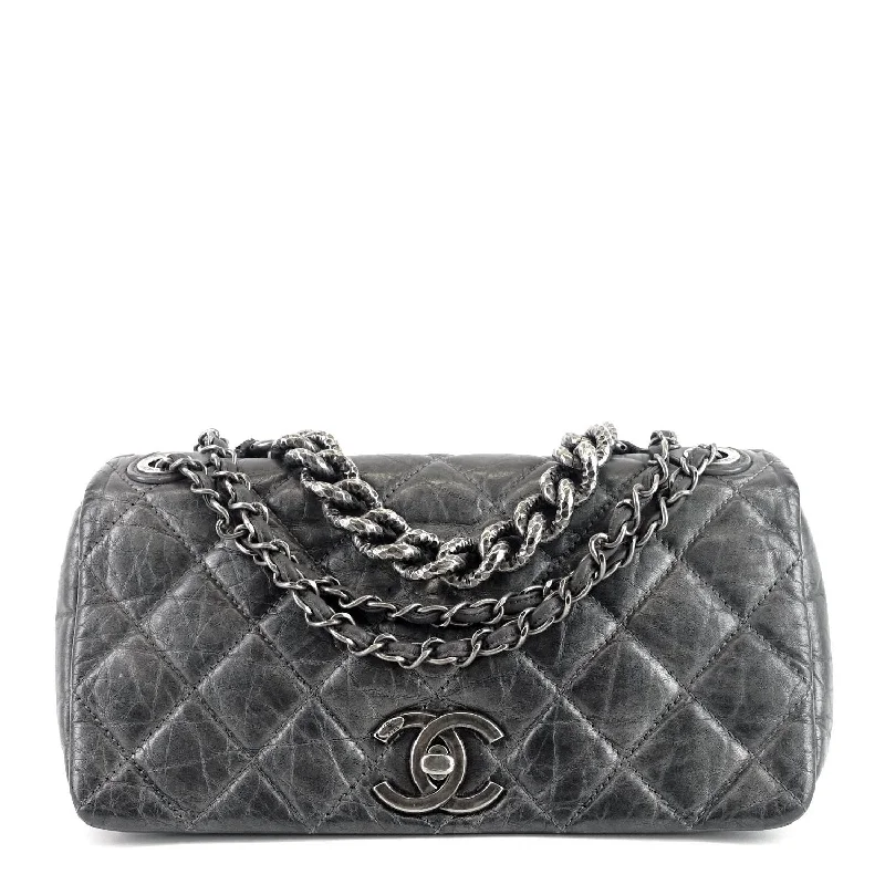 Chanel Designer Handbag with Unique DesignPondichery Flap Small Aged Calf Leather Bag