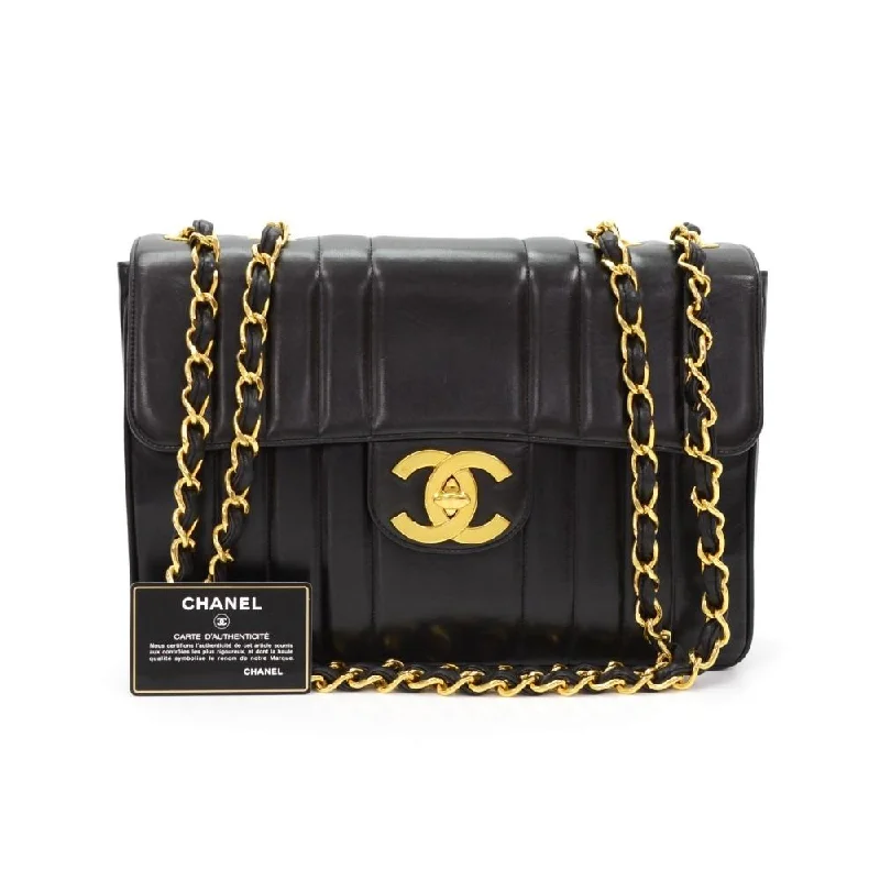 Chanel New Arrival Handbag with Gold HardwareJumbo Quilted Lambskin Leather Shoulder Bag