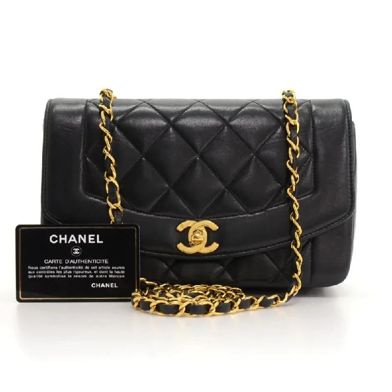 Chanel Classic Flap Bag for Evening PartyQuilted Lambskin Leather Bag