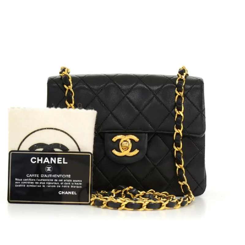 Chanel New Arrival Handbag with Gold HardwareQuilted Lambskin Leather Bag