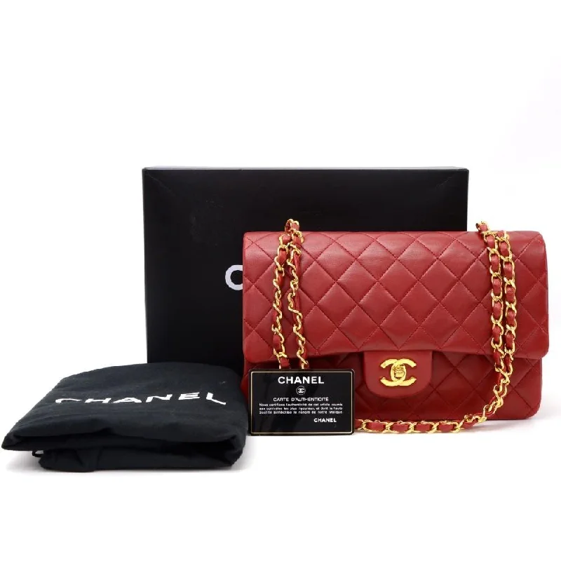 Chanel Quilted Leather Shoulder Bag for FashionistasDouble Flap Quilted Lambskin Leather Bag