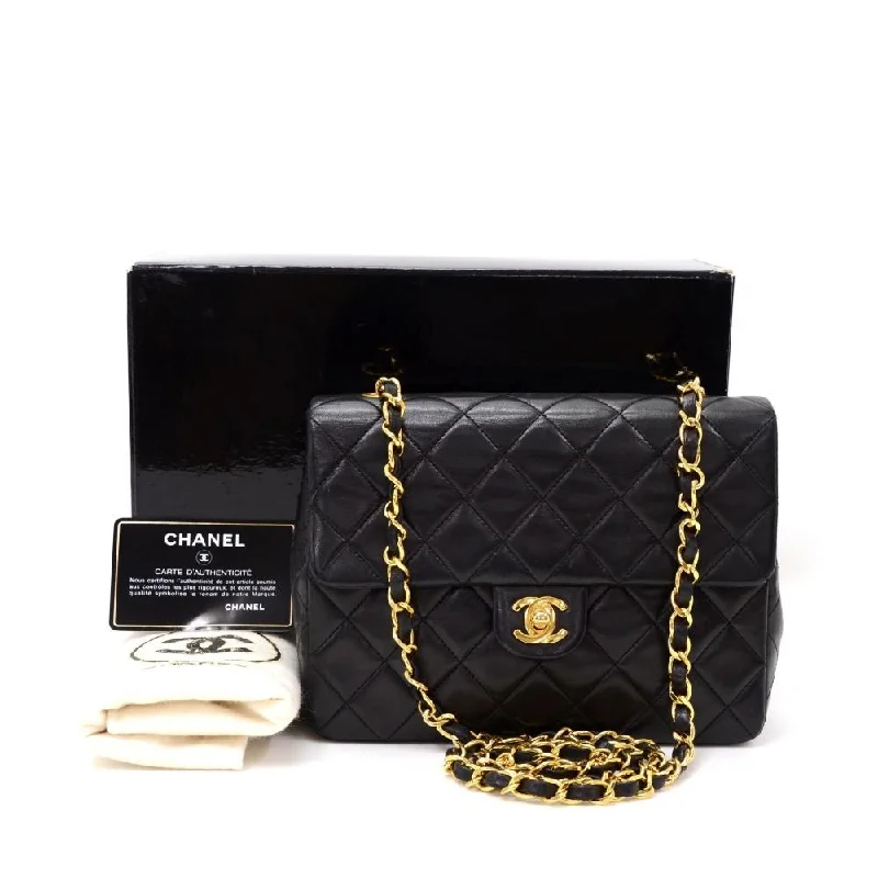 Chanel Lightweight Handbag for Daily ErrandsQuilted Lambskin Leather Bag