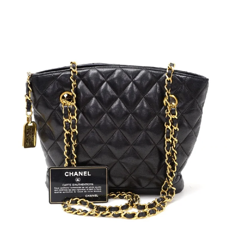 Chanel Classic Flap Bag for Evening PartyQuilted Lambskin Leather Bag