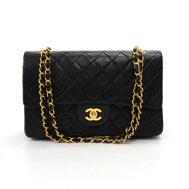 Chanel Colorful Handbag for Spring OutfitsDouble Flap Quilted Lambskin Leather Bag