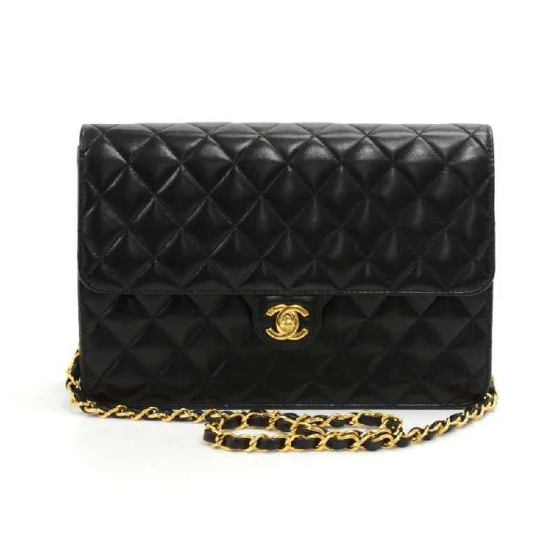 Chanel Limited Edition Handbag for CollectorsClassic Quilted Lambskin Leather Half Flap Shoulder Bag