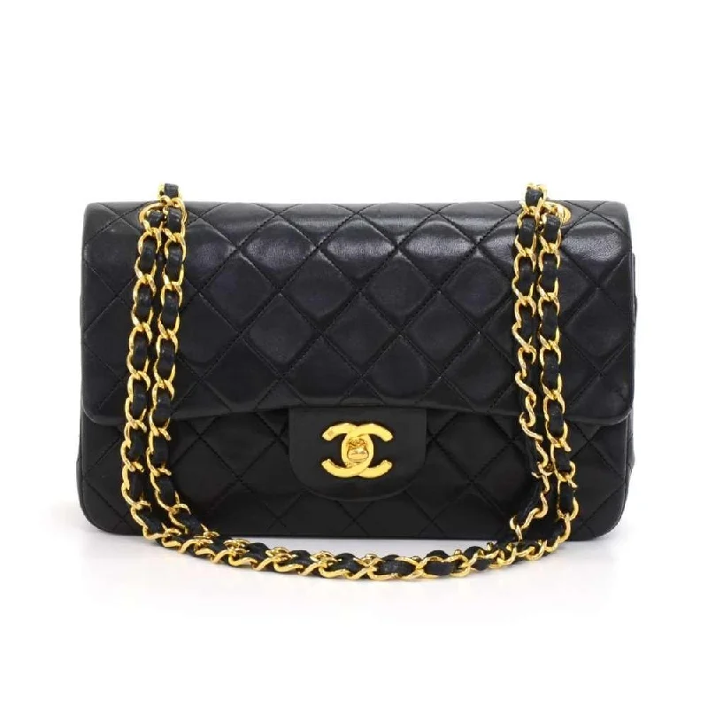 Chanel Classic Flap Bag for Evening PartyDouble Flap Quilted Lambskin Leather Bag